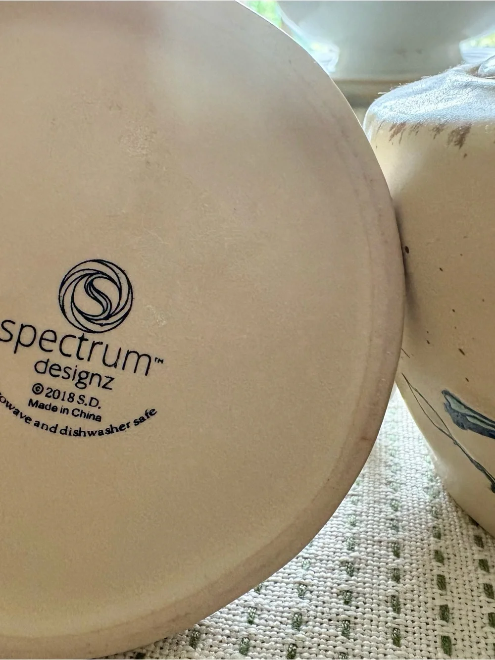 Spectrum Designz/Blue Sky Clayworks Stoneware Cream/Sugar Set